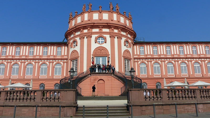 Castillo en Wiesbaden, Alemania