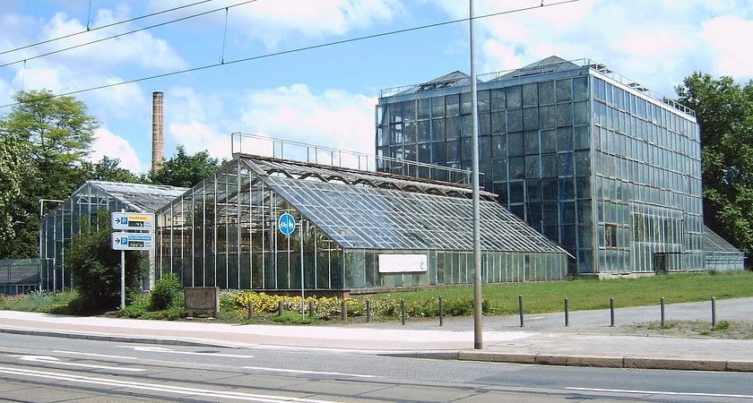 Botanical garden in Magdeburg, Germany