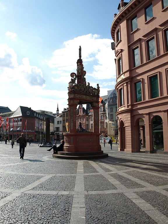 Lugar de interés histórico en Maguncia, Alemania