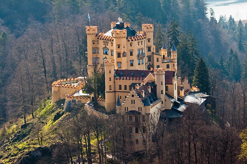 Castillo en Schwangau, Alemania