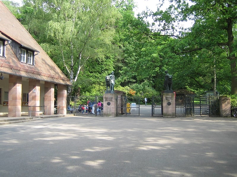 Parc zoologique à Nuremberg, Allemagne