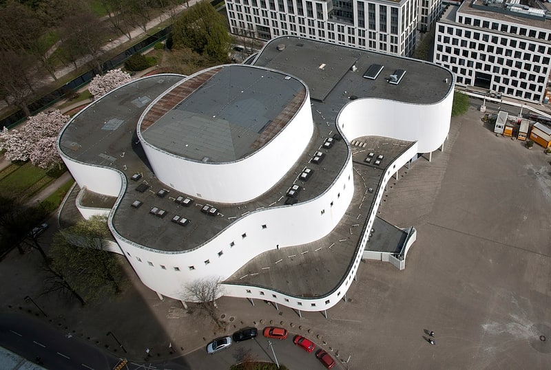Theatergebäude in Düsseldorf, Nordrhein-Westfalen