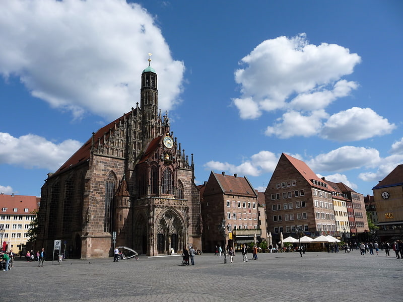 Église catholique à Nuremberg, Allemagne