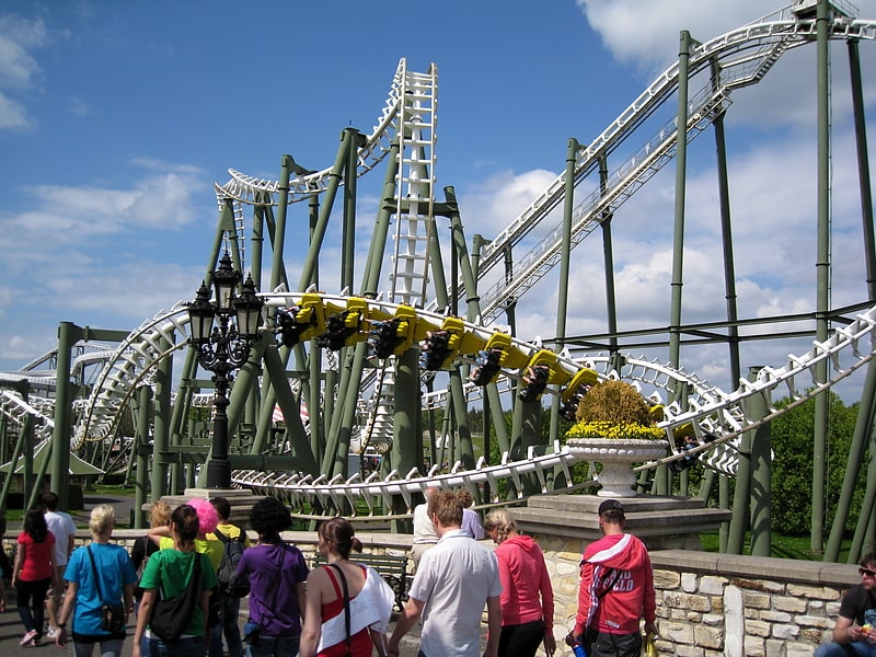 Roller coaster in Soltau, Germany