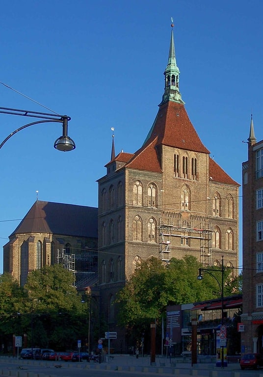 Evangelical church in Rostock, Germany