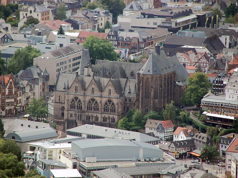 Evangelical church in Marburg, Germany