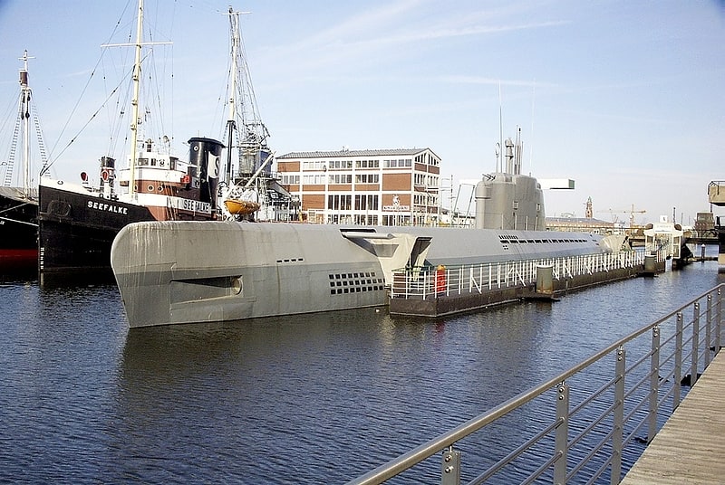 Museo en un submarino alemán restaurado de la Segunda Guerra Mundial