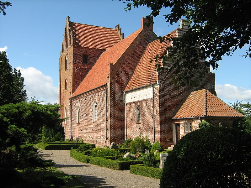 Iglesia protestante en Stege, Dinamarca