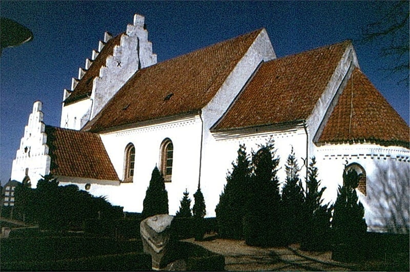 Church in Nørre Alslev, Denmark