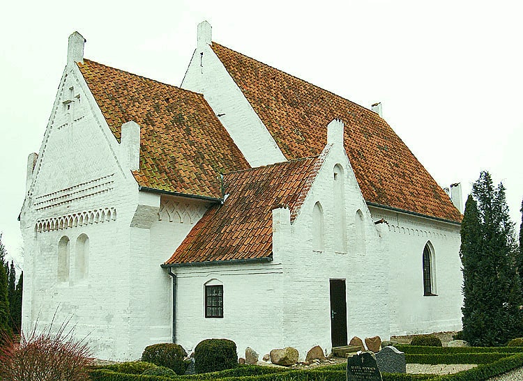 Church in Dannemare, Denmark