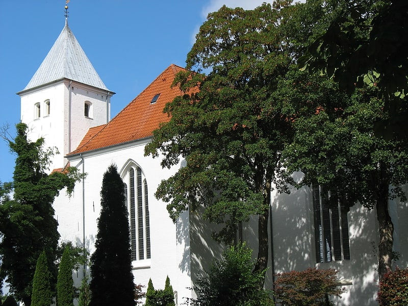 Iglesia luterana en Mariager, Dinamarca