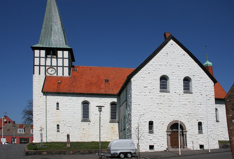 Lutheran church in Rønne, Kingdom of Denmark