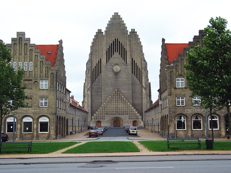 Iglesia protestante en Copenhague, Dinamarca