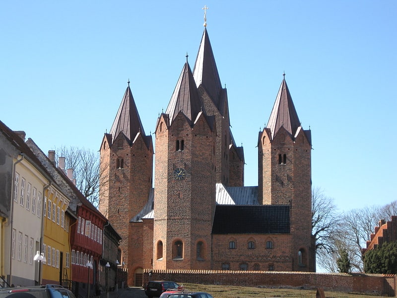 Iglesia luterana en Kalundborg, Dinamarca
