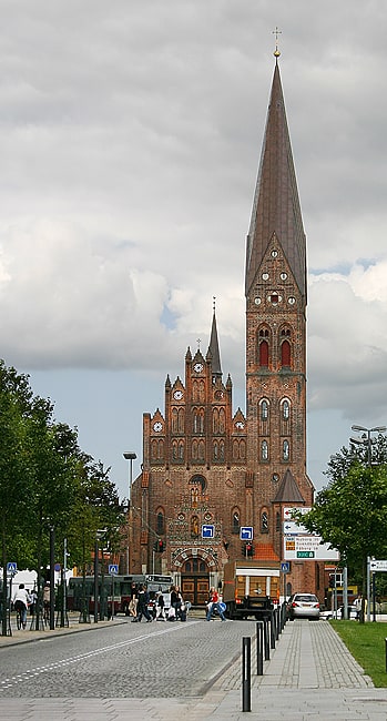 Iglesia católica en Odense, Dinamarca