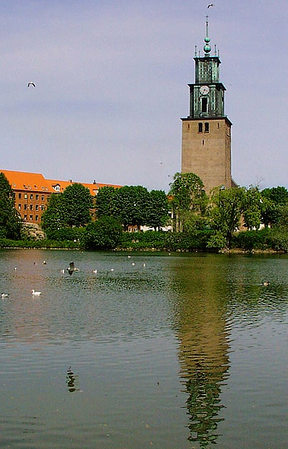Park in Aalborg, Kingdom of Denmark