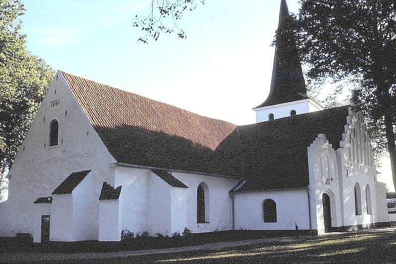 Lutheran church in Bogense, Denmark