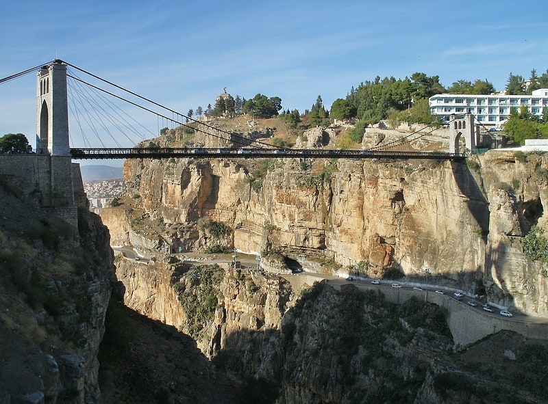 Suspension bridge in Constantine, Algeria