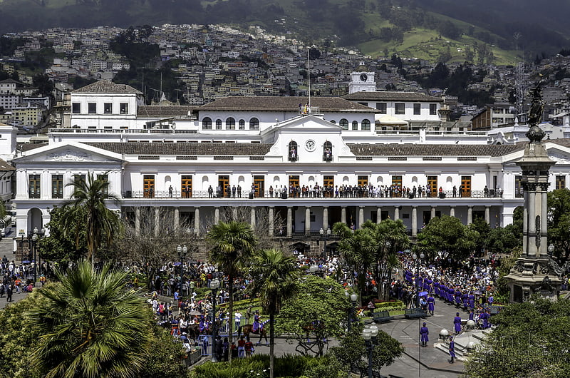 Palace in Quito, Ecuador