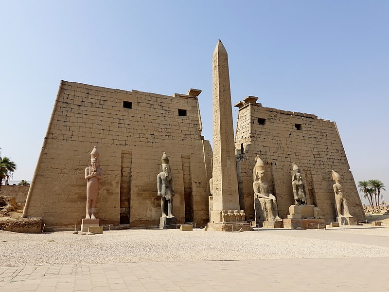 Egyptian temple in Luxor, Egypt