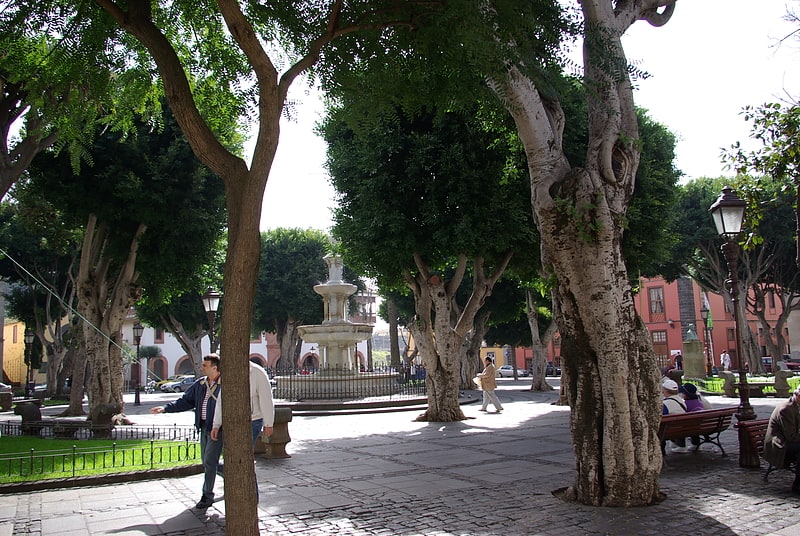 Plaza en San Cristóbal de La Laguna, España