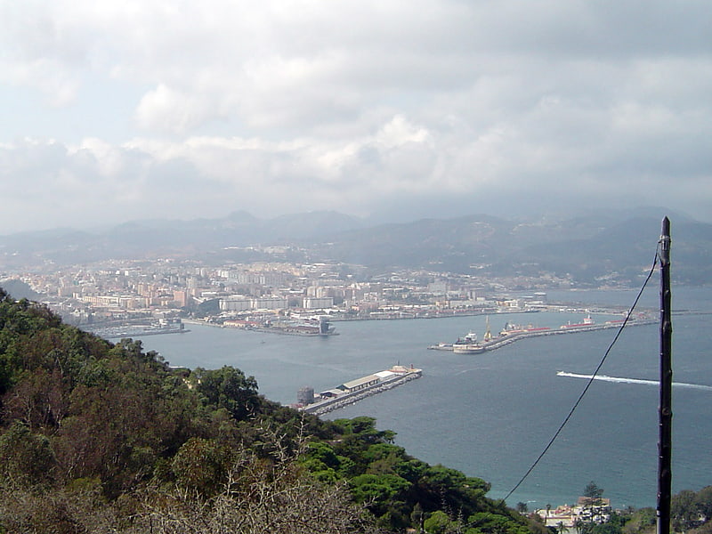 Harbor in Ceuta, Spain