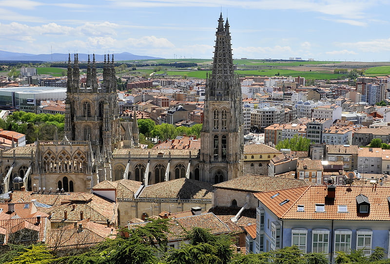 Cathédrale à Burgos, Espagne
