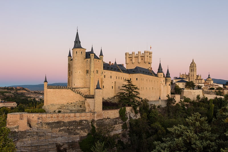 Zamek w Segowii, Hiszpania