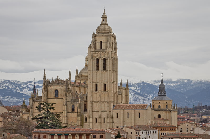 Catedral en Segovia, España