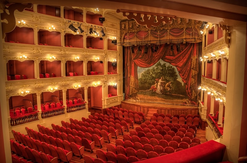 Opera house in Mahón, Spain