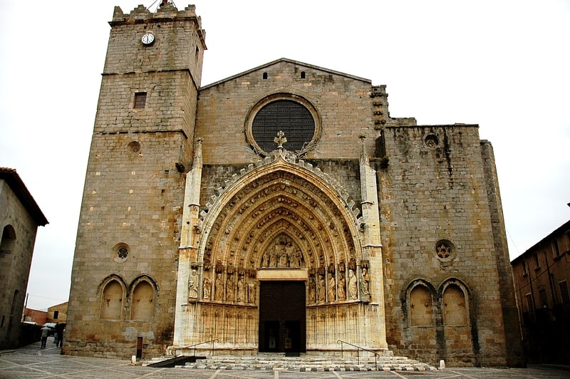 Basilica in Castelló d'Empúries, Spain