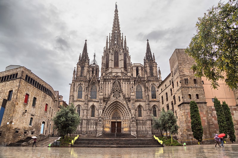 Cathédrale à Barcelone, Espagne