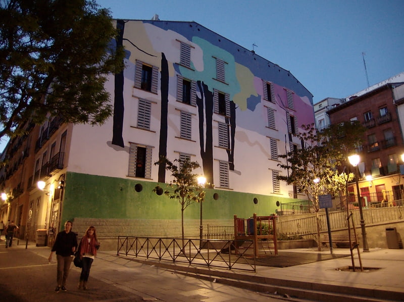 Barrio en Madrid, España