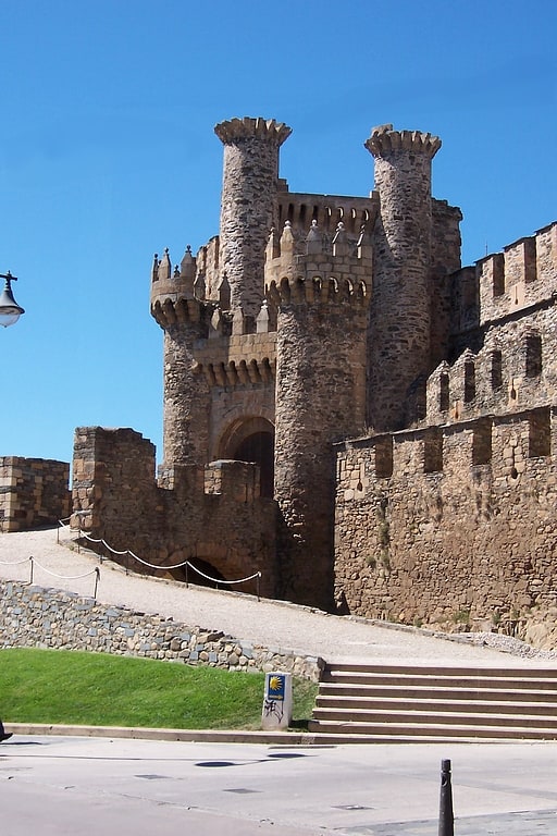 Schloss in Ponferrada, Spanien