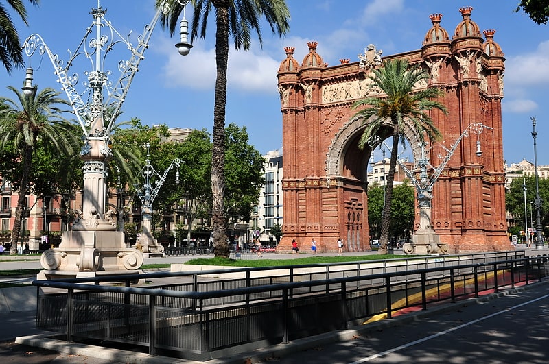 Monumento en Barcelona, España