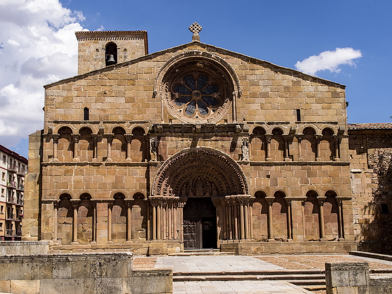 Catholic church in Soria, Spain