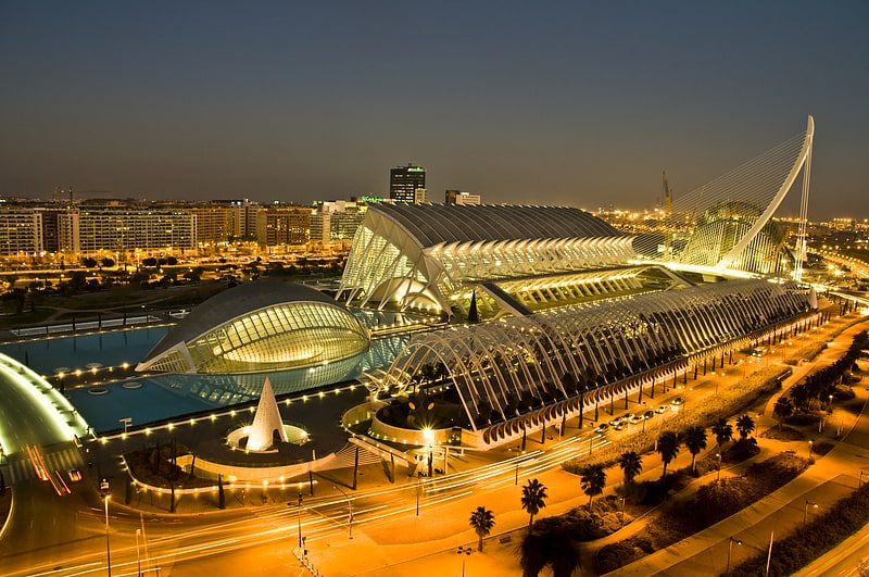 Complejo arquitectónico en Valencia, España
