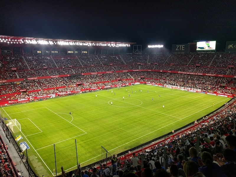 Stadium in Seville, Spain