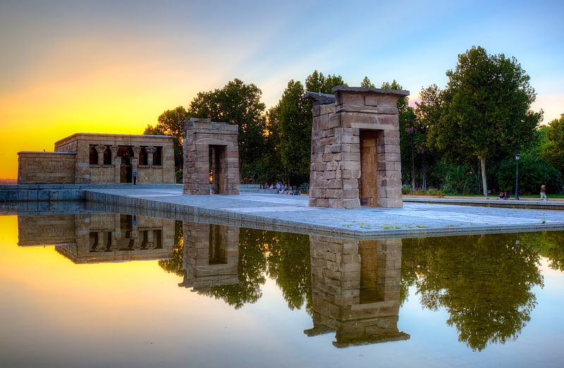 Egyptian temple in Madrid, Spain