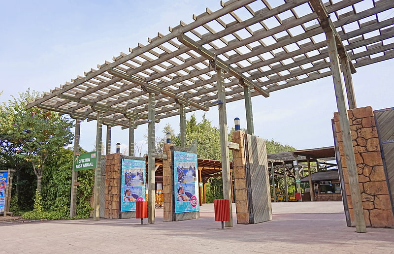 Jardín zoológico en Madrid, España