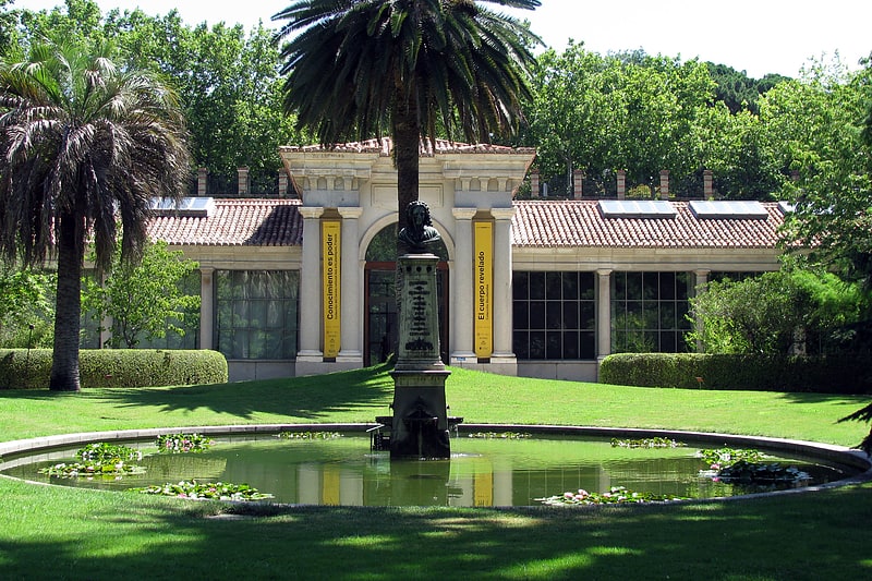 Botanical garden in Madrid, Spain