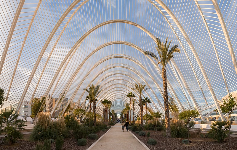 Garten in Valencia, Spanien