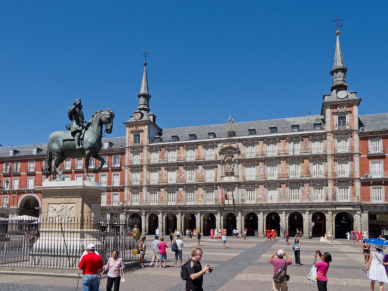 Historical landmark in Madrid, Spain