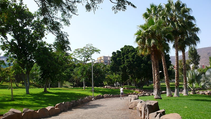 Park in Santa Cruz, Spain