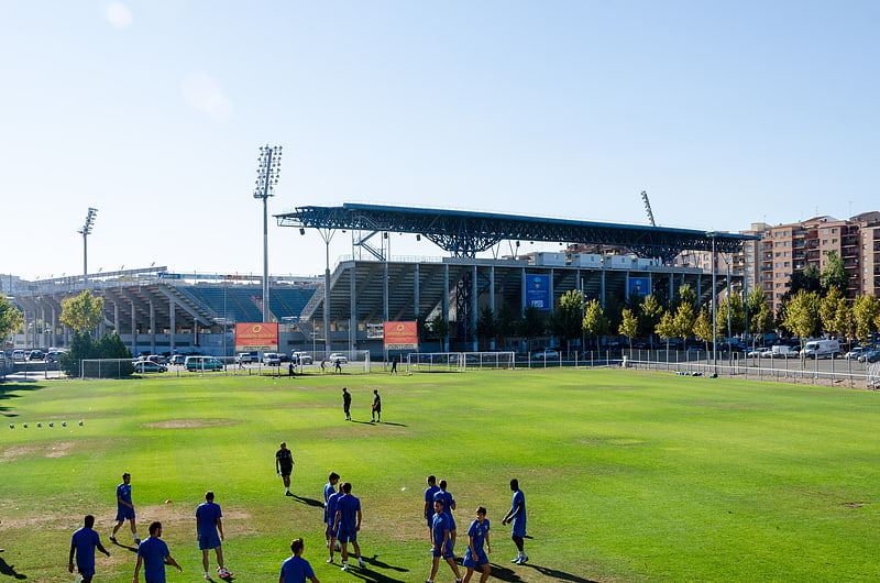 Stadium in Lleida, Spain