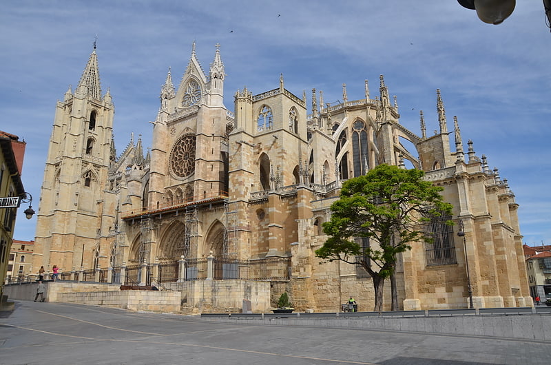 Cathedral in León, Spain