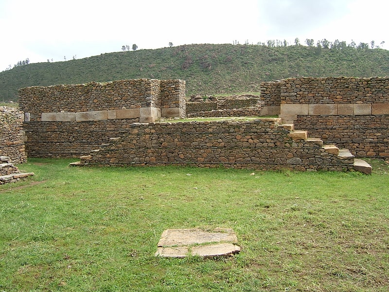 Archaeological site in Axum, Ethiopia