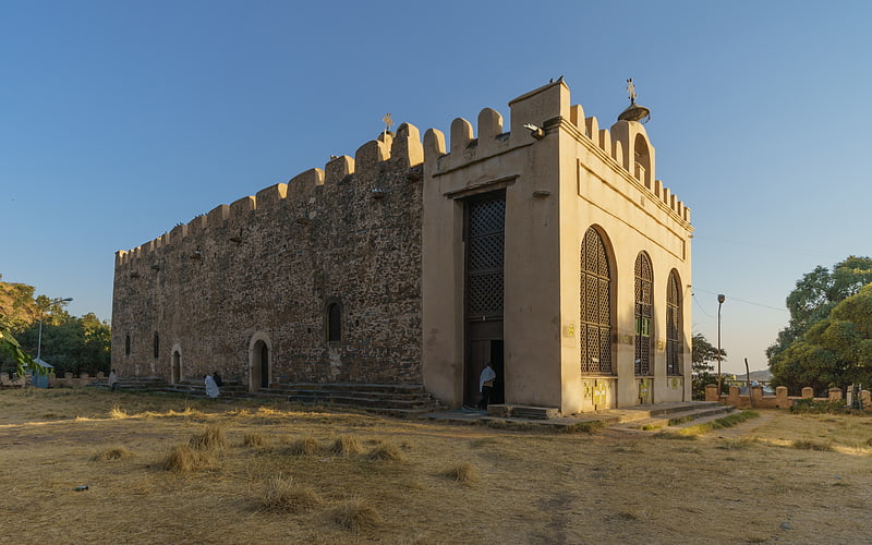 Kirchengebäude in Aksum, Äthiopien