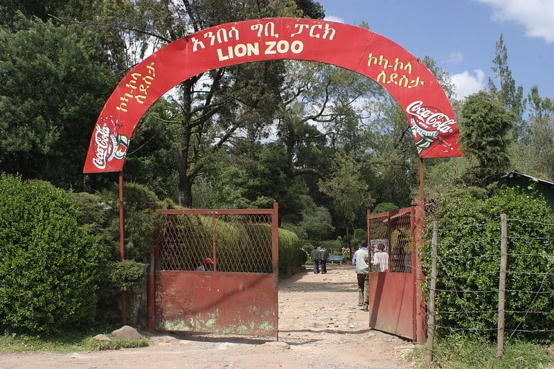 Zoological park in Addis Ababa, Ethiopia