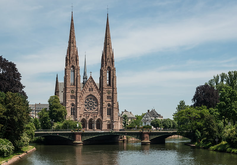Église protestante à Strasbourg, France